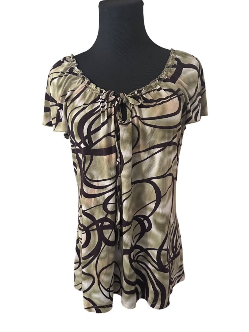 JKLA California green and brown made in the U.S.A. top size XL